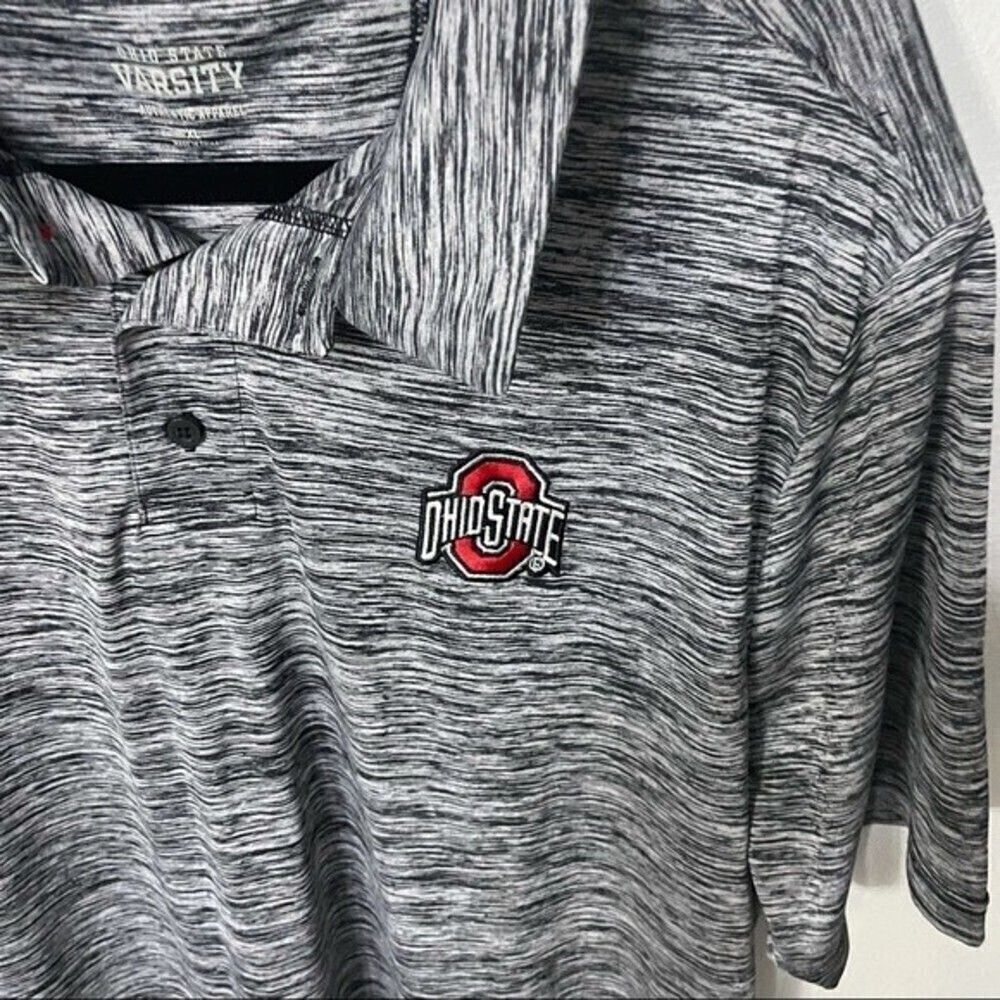 OHIO STATE heathered grey men’s polo - Picture 5 of 8